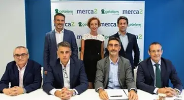 Participantes del desayuno Cetelem sobre seguridad en medios de pago